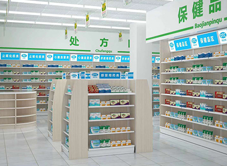 兴力货架 — 药店安装案例