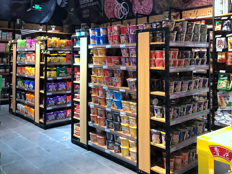 进口食品店双面货架D